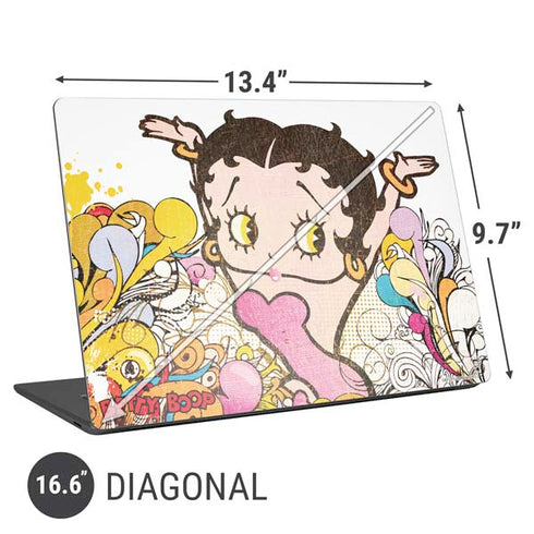 Betty Boop Hands Up Universal Laptop 16.6in (13.4 x 9.7in) Skin